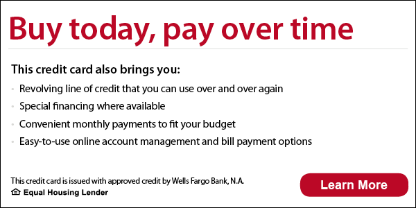 Wells Fargo Credit Card Financing Promotion